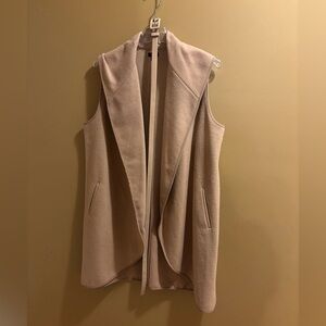 😍Talbots Women's Sleeveless Tan Cardigan jacket